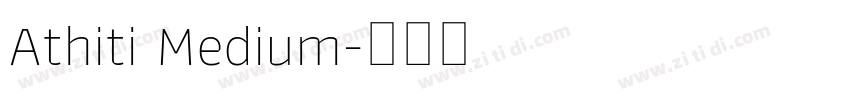 Athiti Medium字体转换